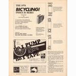 <------ Bicycling Magazine 04-1977 ------> Pedal Technology - Part 1 - Overview
