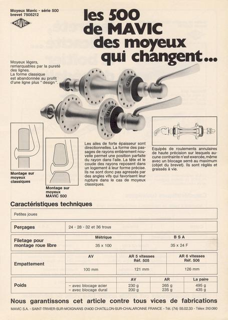 MAVIC advertisement (1977)