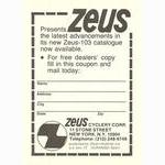 Zeus catalog advertisement (06-1978)
