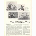 <------ Bicycling Magazine 05-1978 ------> 1978 New York City Cycle Show