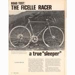 <-- Bicycling Magazine 12-1972 --> Ficelle Racer