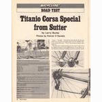 <-- Bicycling Magazine 06-1976 --> Sutter Titanio Corsa Special