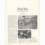 <-- Bicycling Magazine 05-1978 --> Fuji S10-S LTD
