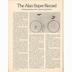 <-- Bicycling Magazine 01-1978 --> Alan Super Record
