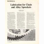 <------ Bicycling Magazine 08-1970 ------> Lubrication For Chains And Alloy Sprockets