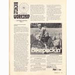 <-- Bicycling Magazine 08-1974 --> Lightening Your Bike - Part 5