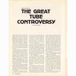 <-- Bicycling Magazine 08-1974 --> The Great Tube Controversy