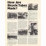 <-- Bicycling Magazine 08-1974 --> How Are Bicycle Tubes Made?