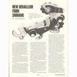 <------ Bike World 02-1975 ------> New Derailleur From Shimano - Positron