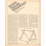 <-- Bicycling Magazine 07-1979 --> Basic Frame Geometry