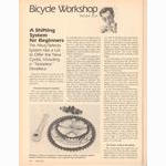 <-- Bicycling Magazine 07-1979 --> A Shifting System For Beginners - Altus / Selecta