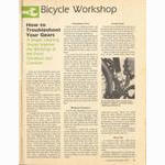 <-- Bicycling Magazine 09-1979 --> Troubleshoot Your Gears - Part 2