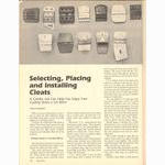 <-- Bicycling Magazine 03-1980 --> Selecting, Placing, And Installing Cleats
