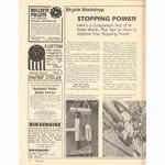 <-- Bicycling Magazine 05-1980 --> Stopping Power - A Comparison Test Of 18 Brake Pads