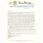 Saavedra cover letter (06-11-1976)
