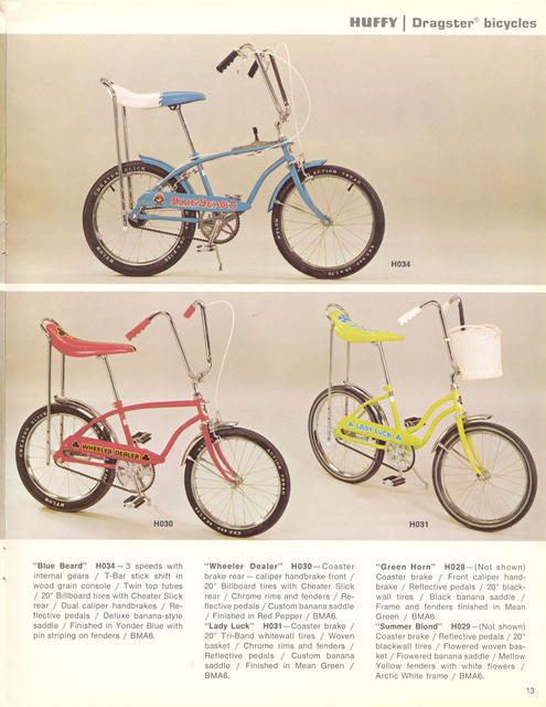 Huffy catalog (1973)