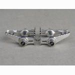 Maillard 700 CXC Professional pedals - alloy body - chrome plated rear plate 