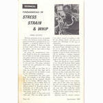 <------- American Cycling 09-1965 -------> Fundamentals Of Stress, Strain & Whip