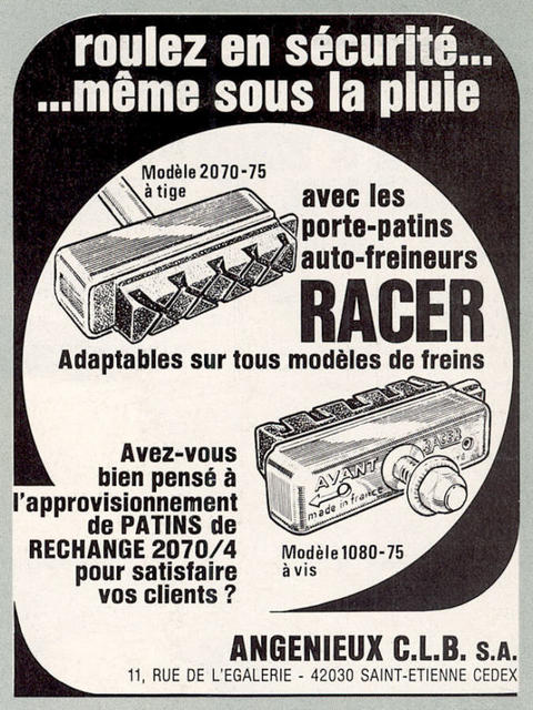 CLB brake pad advertisement (08-1977)