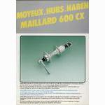 Maillard 600 CX hubset catalog (1985)