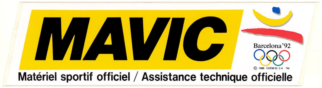 MAVIC sticker (1988 - 1992)
