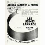 Usines Laprade / Arudy advertisement (1955)