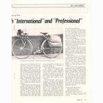 <------ Bicycling Magazine 04-1972 ------> Raleigh International / Professional