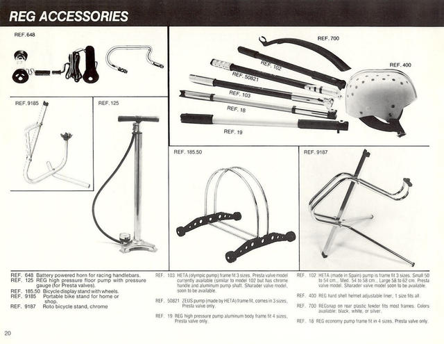 Zeus Cyclery (USA) catalog (1982)