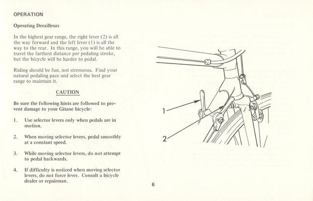 Gitane Owners Manual (01-1974)