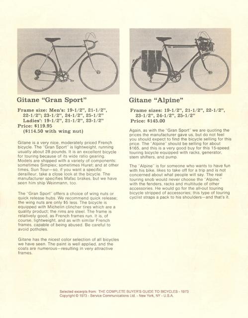 The Complete Buyer's Guide To Bicycles (1973)