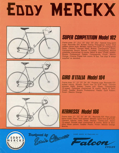 Falcon Merckx brochure (1973)