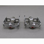 <------------------ SOLD ------------------> Atom 700 C pedals - Chromed cages (NOS)