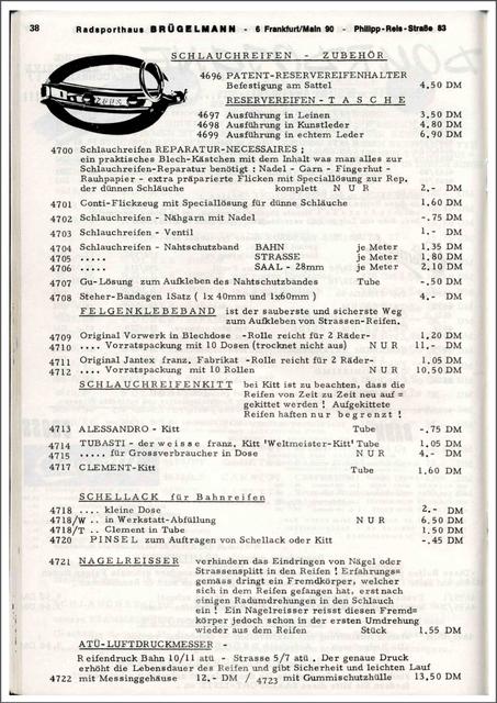 Brügelmann catalog (1974)