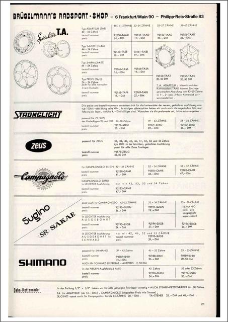 Brügelmann catalog (1979)