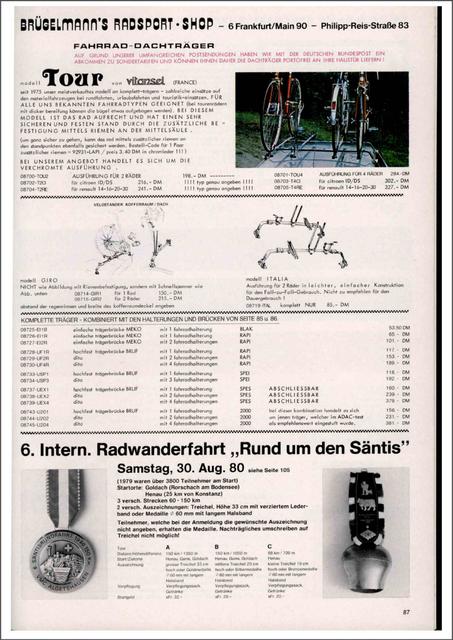 Brügelmann catalog (1980)