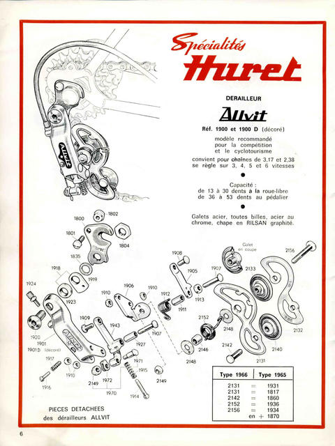 Huret catalog (1969)