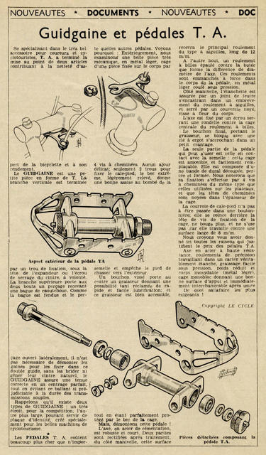 Specialites T.A. product review (1952)