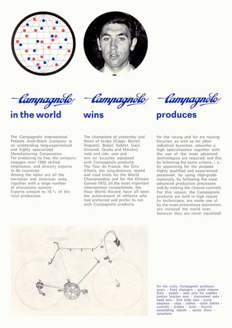 Campagnolo brochure (1973)