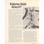 <------ Bicycling Magazine 08-1974 ------> Bridgestone Kabuki Skyway