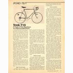 <------ Bicycling Magazine 11-1979 ------> Trek 714