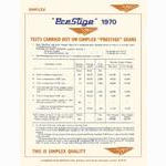 Simplex Prestige rear derailleur test data (1970)