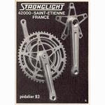 Stronglight series 93 crankset advertisement (07-1973)