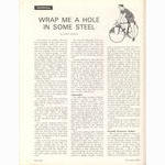 <------- American Cycling 11-1966 -------> Wrap Me A Hole In Some Steel