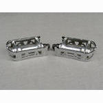 Atom 600 C pedals - chrome plated steel cages (USED)