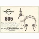 Weinmann 605 series brakeset advertisement (06-1978)