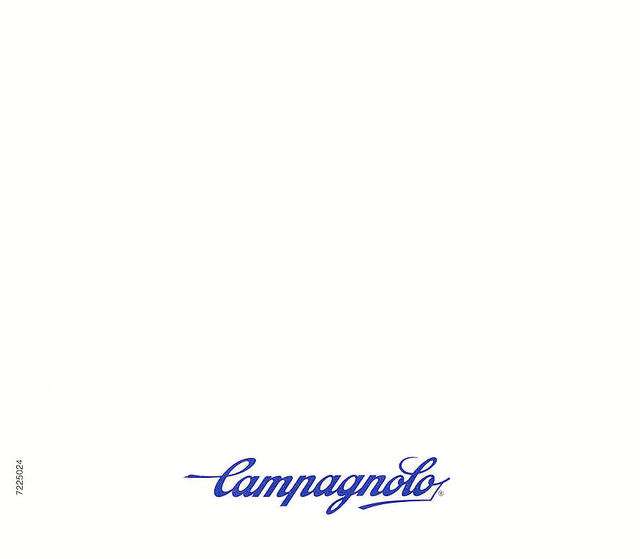 Campagnolo Record hubset instructions (1987)