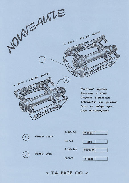 Specialites T.A. catalog (1973)