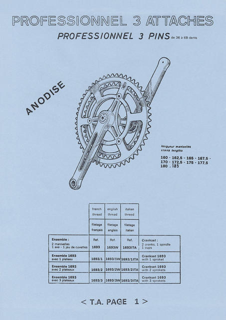 Specialites T.A. catalog (1973)