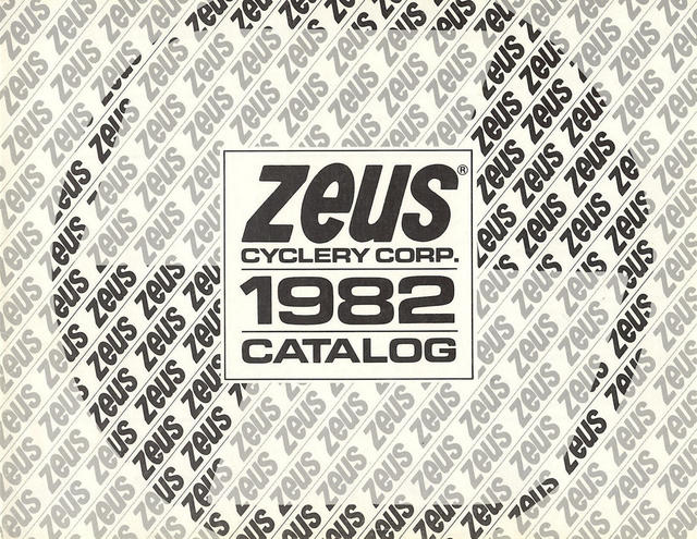 Zeus Cyclery (USA) catalog (1982)