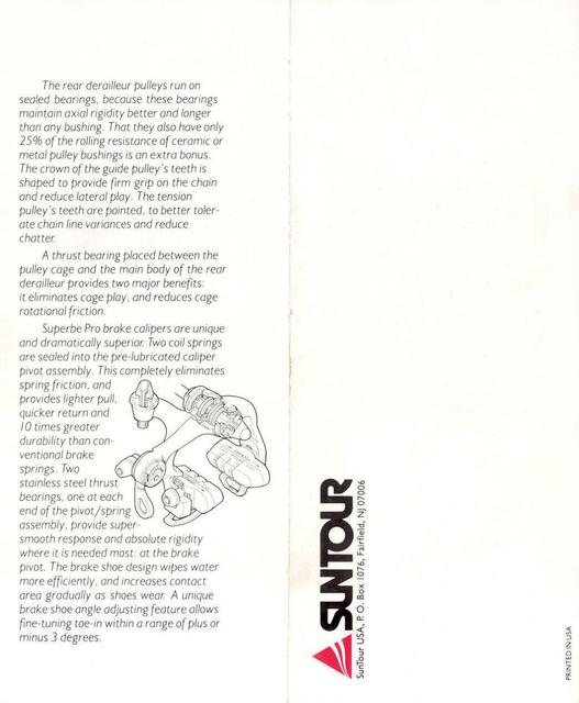 SunTour Superbe Pro AccuShift brochure (1987)